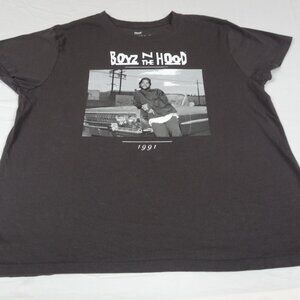 BOYZ IN THE HOOD ICE CUBE LEANING ONI CHEVY BLACK XL WOMENS T-SHIRT  J191